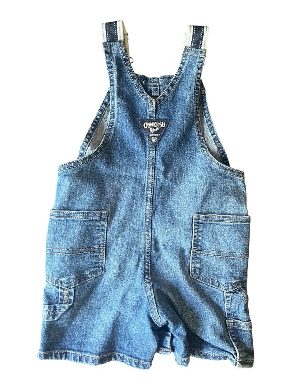 OshKosh B'gosh Classic Light Blue Denim Shortalls for Kids